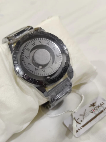 Magnetic Ball Watch – Roman Dial Watch for Men | Rotating Beads Timepiece