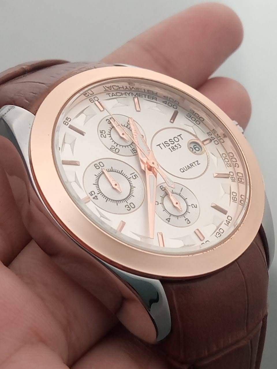 Tissot gent's watch White Dial With - Wristcart