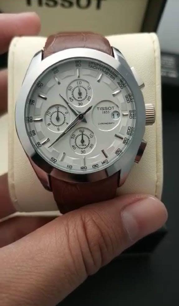 Tissot gent's watch White Dial With - Wristcart